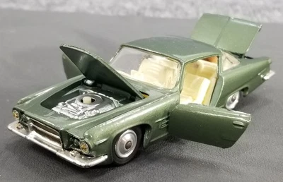 VTG CORGI TOYS GHIA L6.4 DIECAST METAL 1/43 MADE IN UK GREEN NICE - Image 1 of 4