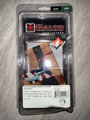 Galco Tuck-N-Go Inside Pants Holster Glock 42 Ruger LC9 Kahr Walther TUC460 - Image 1 of 4