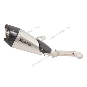 Slip On Exhaust System Muffler Link Pipe Modified For 790 890 ADV R 2019-2025 - Imagen 1 de 6