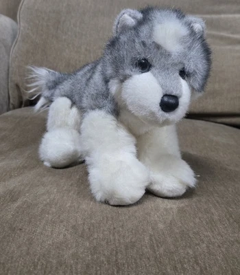Douglas The Cuddle Toy 1885 Joli Husky Dog Puppy 10" Grey White Gray - Image 1 of 3