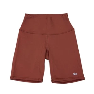 Alo Yoga 7" Bike Shorts Women's XS Stretch Athletic Lounge Pilates - Picture 1 of 9