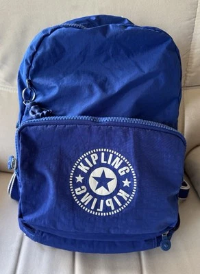 Kippling Classic Niman Fold Rucksack Tasche Faltbar Neu Mit Etikett Laser Blue - Bild 1 von 4