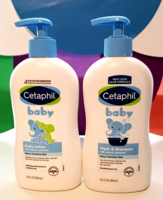Cetaphil Baby Loción Diaria 24 Horas con Aceite de Caléndula Orgánico, Aceite de Almendras 13.5OZ Foto 1 de 4