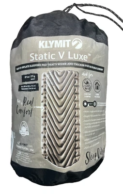 Almohadilla para dormir Klymit Static V Lux - Nueva Foto 1 de 2