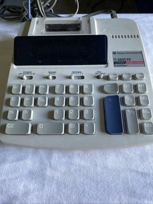 Texas Instruments TI-5045 SV 12 Digit Printing Business Electronic Calculator - Image 1 of 4