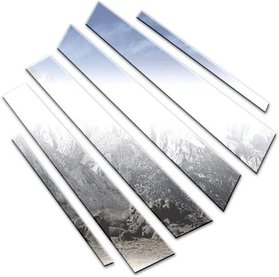 6 piezas. Postes de pilar de acero inoxidable FX de lujo para Subaru XV Crosstrek 2013-2015 Foto 1 de 3