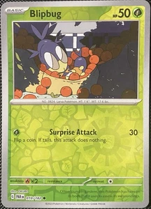 Blipbug 010/182 SV04: Paradox Rift Reverse Holo - Pokémon Card - Picture 1 of 2
