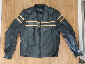 Harley-Davidson® Men's Sidari Venting Slim Fit Leather Jacket, Black 98007-20VM - Picture 1 of 24