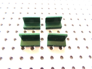 Lego 4 x panneau banquette 4865 vert 1x2x1 - Photo 1/1