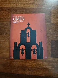 THE FIRST OMEN - D/S Original Movie Postcard 5,5"x7" MINT 2024 ALAMO Rare - Bild 1 von 2
