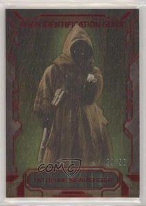 2016 Topps Star Wars Masterwork Alien Identification Guide Wood 24/50 Jawa 2r7 - Picture 1 of 3
