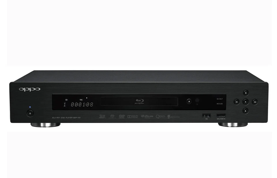 Oppo BDP-103 Universal 3D Blu-ray Disc Player Sacd DVD-Audio Super Audio - Image 1 of 4