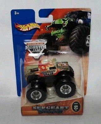 Hot Wheels Monster Jam 2004 1:64 Sergeant Smash #20 Hummer    Foto 1 de 4