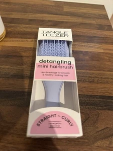 Tangle Teezer Mini Ultimate Detangler in light blue hairbrush - Picture 1 of 1