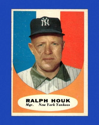 1961 Topps Set-Break #133 Ralph Houk Mgr como nuevo *GMCARDS* Foto 1 de 2