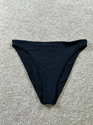 Women's Swimwear Black Bikini Bottom Size Small Nylon Spandex - Image 1 of 4