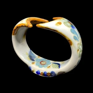 Einzigartiger TONALA Ken Edwards Pottery Mexiko handbemalter Kerzenhalter offener Ständer - Bild 1 von 12