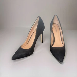 Call It Spring Slip On Heels Black Pointed Toe Pumps Size 9 - Picture 1 of 9