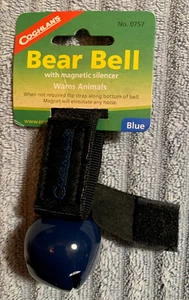 NEW Coghlan's Bear Bell Blue w/Magnetic Silencer/Hook & Loop Strap Camp Dog 0757 - Picture 1 of 3