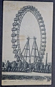 Paris France view of La Grande Roue. FREE SHIPPING - Picture 1 of 2