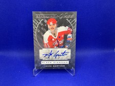 2021-22 upper Deck Black Diamond Mike Gartner Sparkling Scripts Auto 