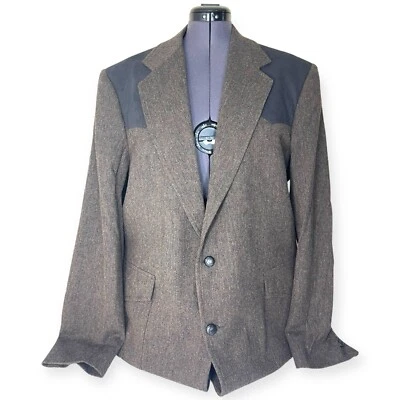 Pendleton Vintage Suede Elbow / Shoulder Patch Wool Blazer Jacket Size 44 Long - Image 1 of 4