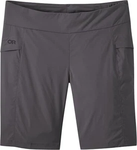 NWT Women's Outdoor Research Equinox Shorts 9 inch Inseam Size 8 Charcoal - Picture 1 of 4