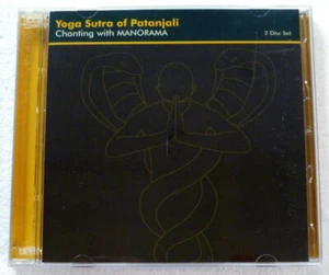 MANORAMA Yoga Sutra of Patanjali: Chanting with Manorama 2xCD world SEALED Ji 1 - Picture 1 of 2