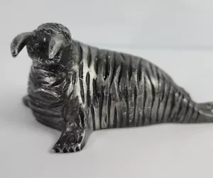 Anthropologie Walrus Statuina Apribottiglie Metallo Peltro Made In India - Foto 1 di 8