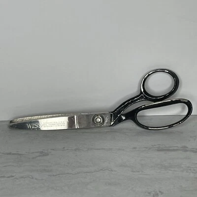 Vintage Wiss 9" Pinking Shears Scissors Model C Fabric Crafts Antique - Image 1 of 4