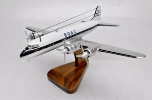 Handley Page HP-81 Hermes-IV BOAC Aircraft Wood Model Replica Free Shipping - Picture 1 of 5
