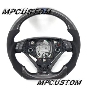 Alcantara Carbon fiber Steering Wheel fit For Volvo S60 2005 2006 2007 2008 2009 - Bild 1 von 9