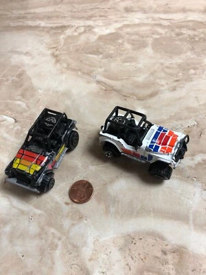 1983 2 matchbox jeep Vintage Toys Broken As - Image 1 of 3
