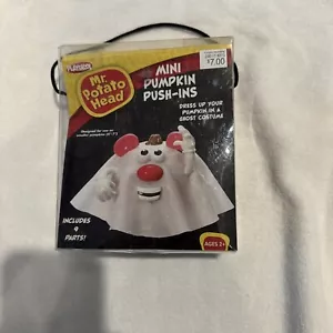 Mr Potato Head Mini Pumpkin Push Ins Kit Ghost Costume Halloween Jack O Lantern - Picture 1 of 6