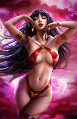 Vampirella #23 Sun Khamunaki Virgin Exclusive - Limited to 500 - NM or Better - Image 1 of 2