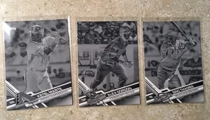 2017 Topps Serie 2 Negative Parallel Lot (3) SP Eric Thames Gordon Marte - Bild 1 von 1