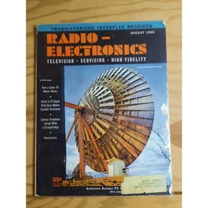 Vintage Technical Magazine Radio-Electronics AUG 1955 Vol 24 No 8 Original Publi - Picture 1 of 2