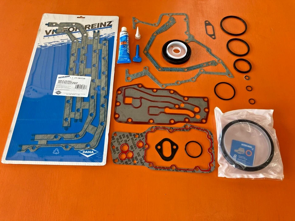 FITS 2007-2018 DODGE RAM 6.7L CUMMINS TURBO DIESEL LOWER GASKET SET VICTOR REINZ - Image 1 of 1