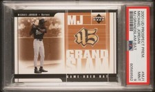 2001 Upper Deck Prospects 1 Michael Jordan Bat Card Grandslam PSA 9 MINT POP 3