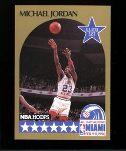 1990-91 NBA Hoops #5 Michael Jordan All Star NM-MT or Better Centered - Bild 1 von 2