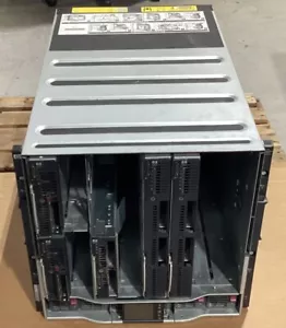 Chasis HP Blade System BL C7000 HSTNS-1024 con x5 aspas x10 ventiladores x6 fuente de alimentación - Imagen 1 de 9