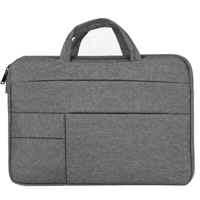 Gray Soft Nylon Laptop Case Zipped Sleeve For 14" Dell Latitude / Inspiron 14 - Image 1 of 4
