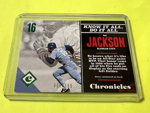 2017 Panini Baseball Chronicles Green Bo Jackson #46 - Kansas City Royals 60/199