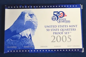 2005-S US 50 State Quarter Proof Set in OGP - Picture 1 of 1