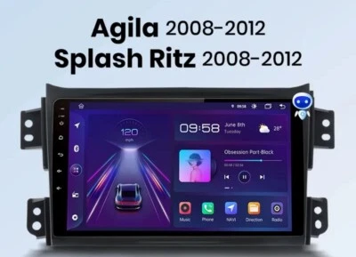 RADIO 2 DIN PER OPEL AGILA SUZUKI SPLASH BLUETOOTH USB GPS WI-FI  - Immagine 1 di 4