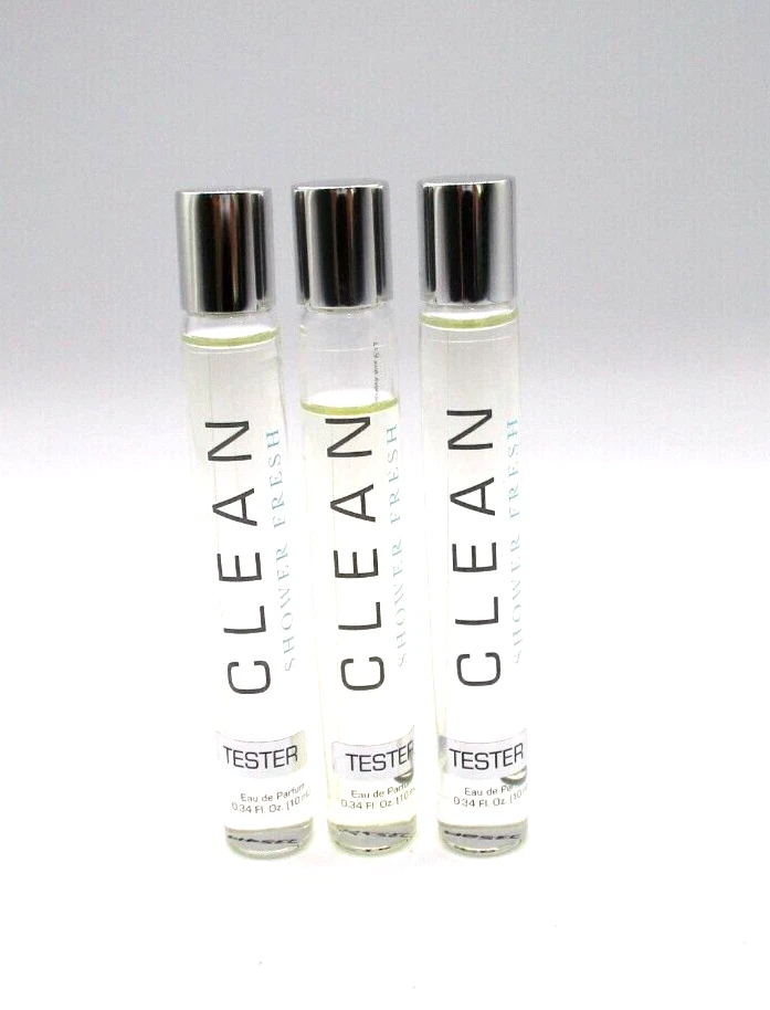 Lot / 3 Clean Shower Fresh Eau De Parfum Rollerball ~ 0.34 oz / 10 ml (x3) ~ - Image 1 of 2