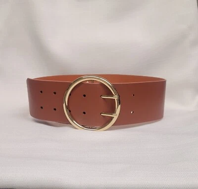 Cinturón Express para mujer talla (S/M) cintura ancha marrón NUEVO venta al por menor $39,90 BP51 Foto 1 de 4