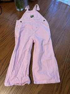 Mono vaquero a rayas rosa John Deere 4T para niñas - Imagen 1 de 4
