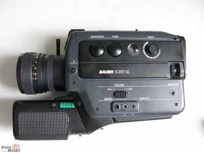 Bauer Super 8 Filmkamera S 207 XL S8 Film - Objektiv Macro-Neovaron 1,2/7-45 - Bild 1 von 4