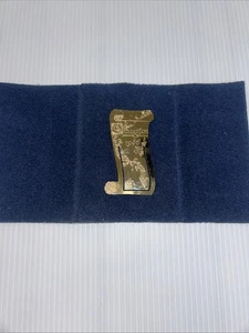 Goldfarbenes Metall Absolvent Lesen Clip Lesezeichen leicht 1986 - Bild 1 von 6